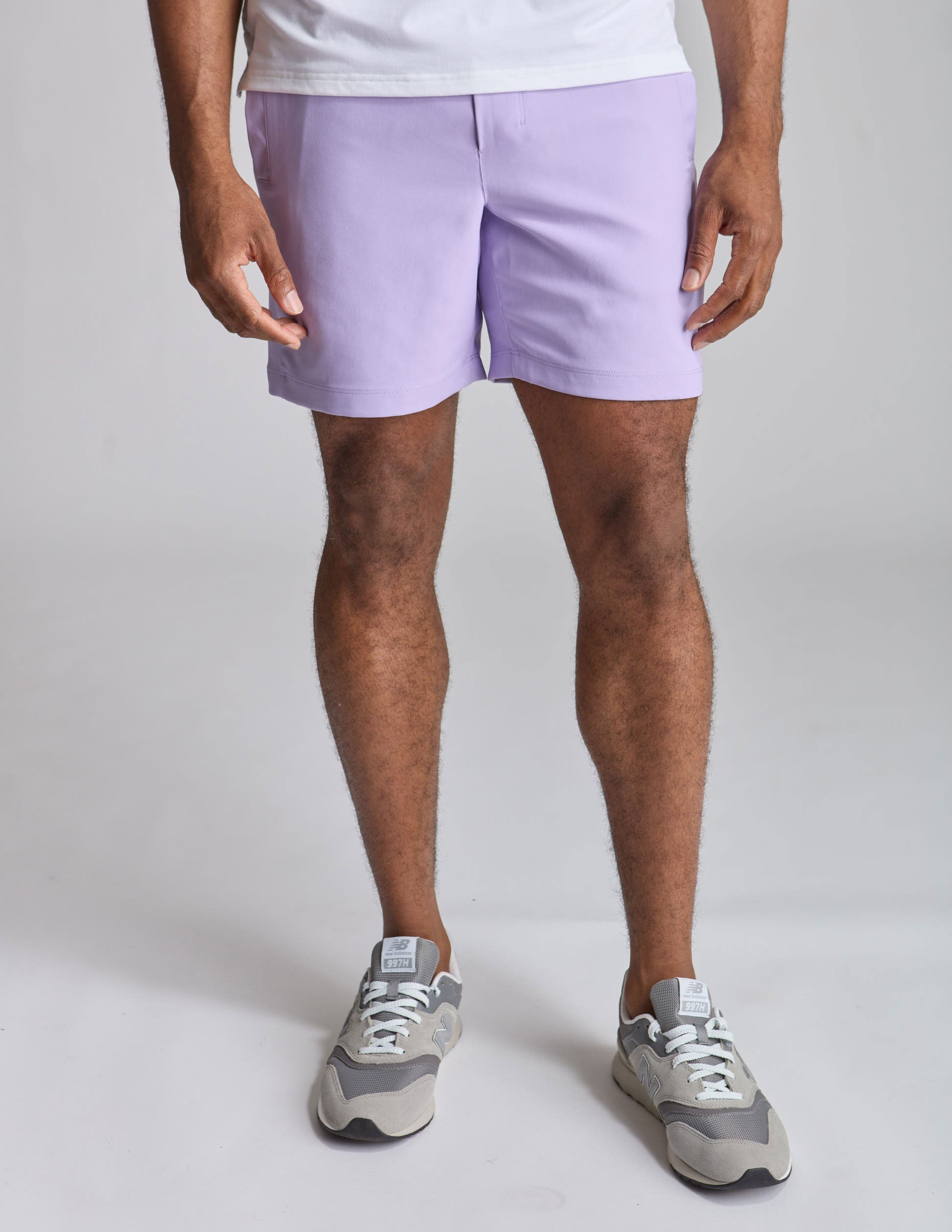 3 in 1 Khaki Shorts - Purple Rose (The Grape Gatsbys)